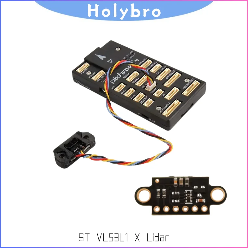 

Holybro 2025 New ST VL53L1X Lidar Sensor: 50Hz 4m Range, 25×10.7×3.2mm for Pixhawk 4, Multirotor & Aircraft Flight Controllers