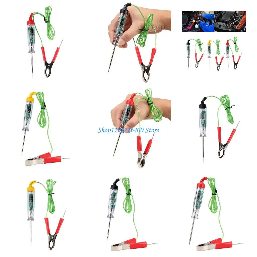 

y1gd Electrical System Diagnostic Tool Power Probe Pen Circuit Tester Digital Display