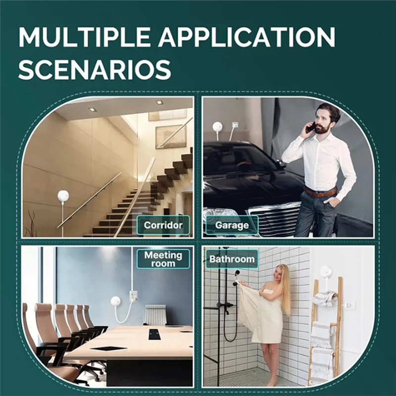 Hot Selling-Zigbee Human Presence Sensor Detector Radar Wave Sensor For Home Security Tuya Smart Human Body Exists Sensor,Zigbee