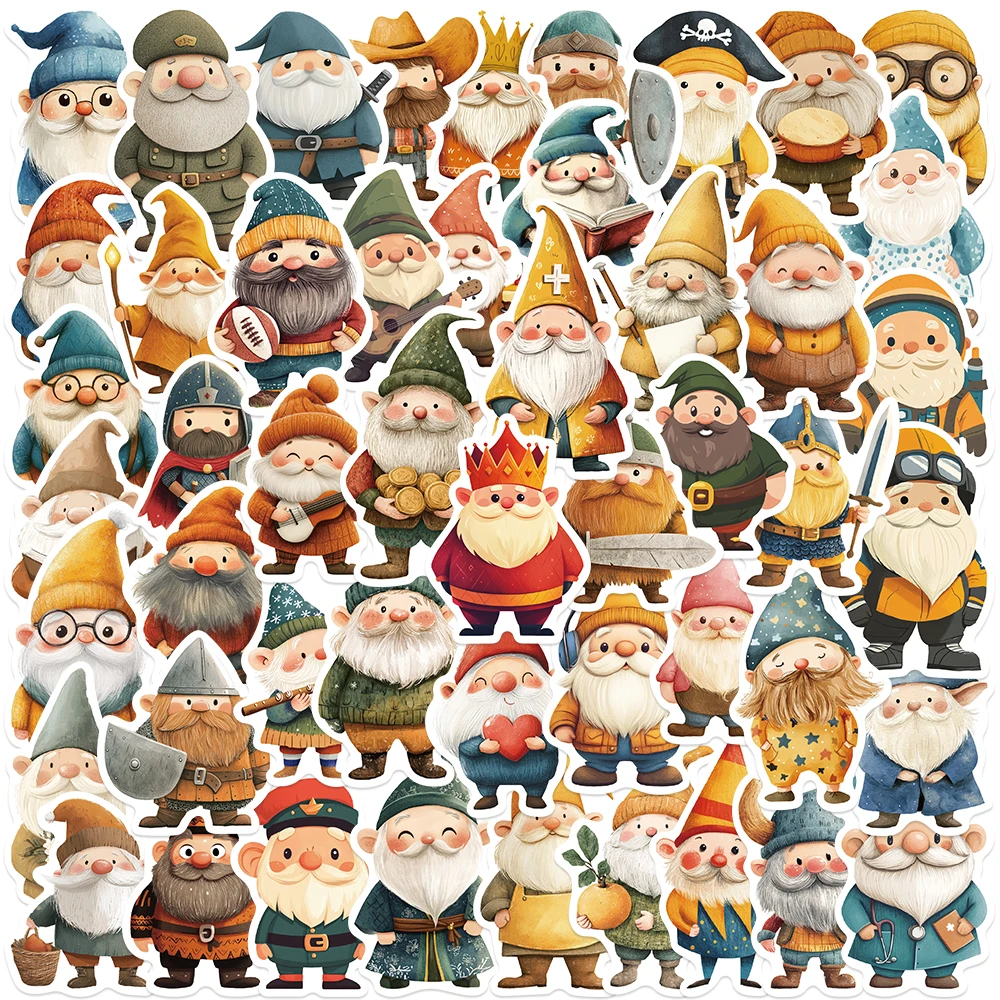 

50PCS Funny Little Man Stickers Cartoon Character Image Decals For Laptop Suitcase Fridge Scrapbook Children's Toys Stickers