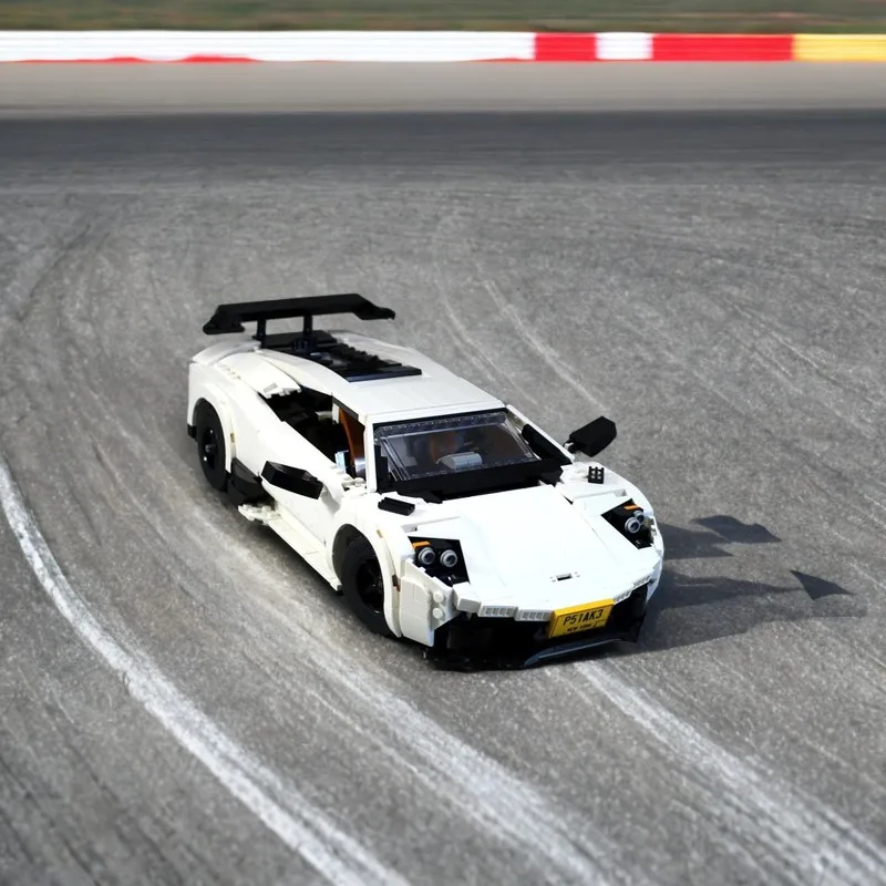 

Строительный набор Lamborghinisdsd Murcielago SV, 130 предметов, наружные строительные блоки классического суперкара для отдыха