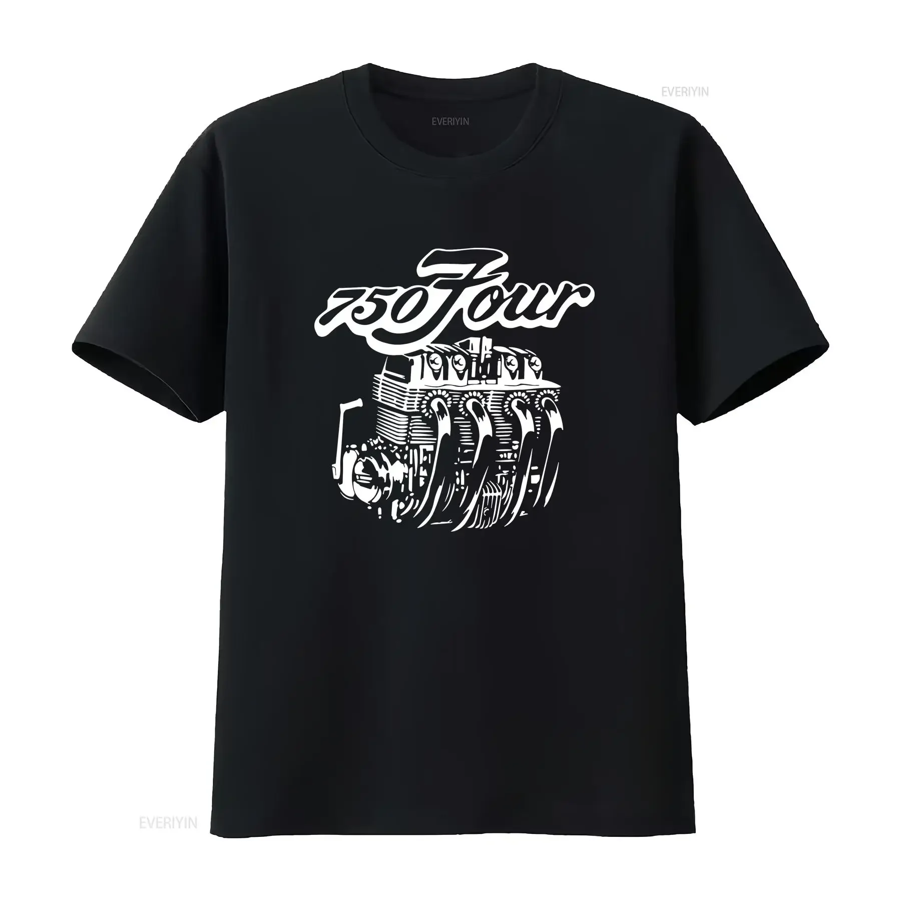 For CB750 Four fans T shirt cafe racer vintage CB 750 Motorcycle vintage Washed Top For Everyday Wear Stylish Unisex