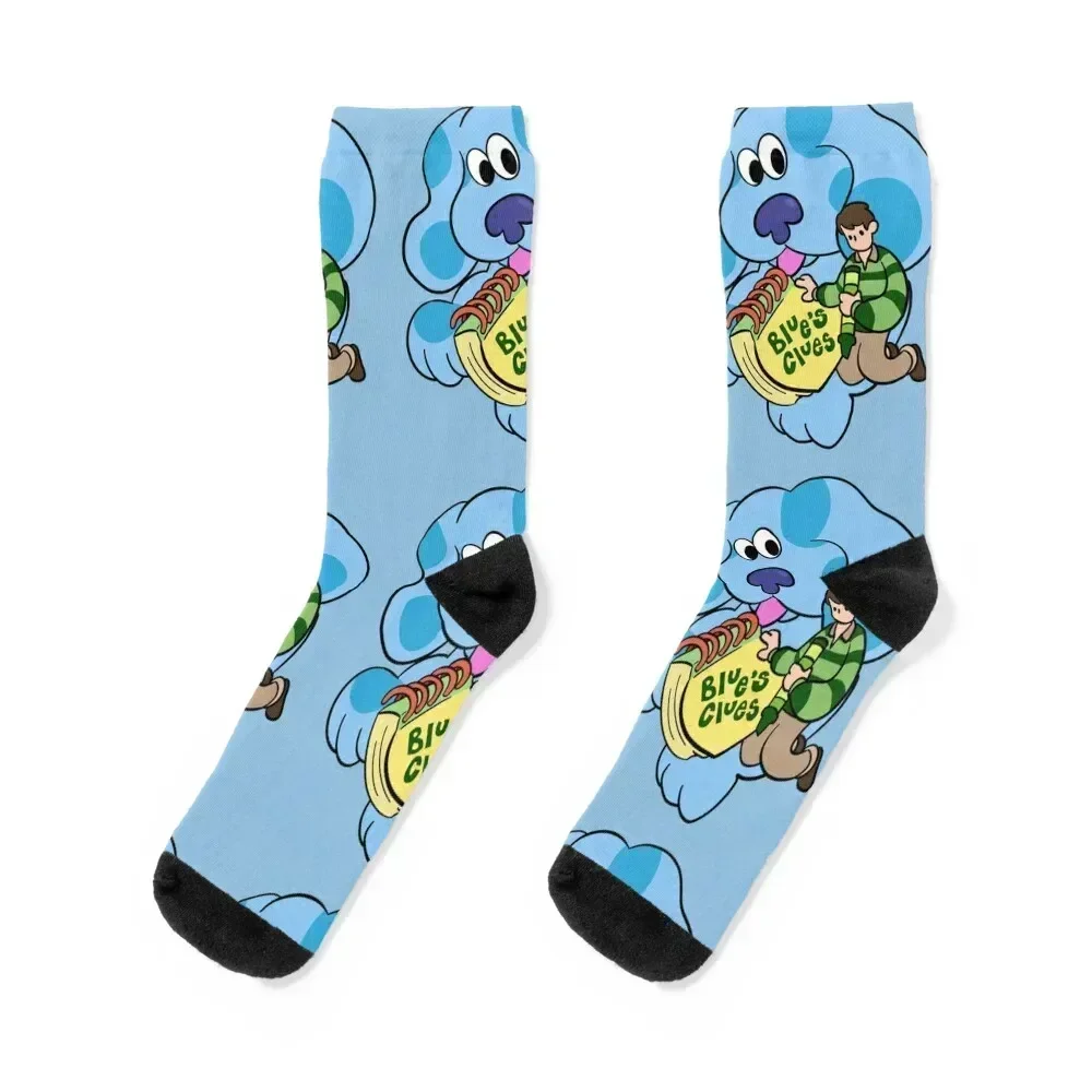 

Blue's Clues Socks anime floor hockey Sports Socks Male Women's