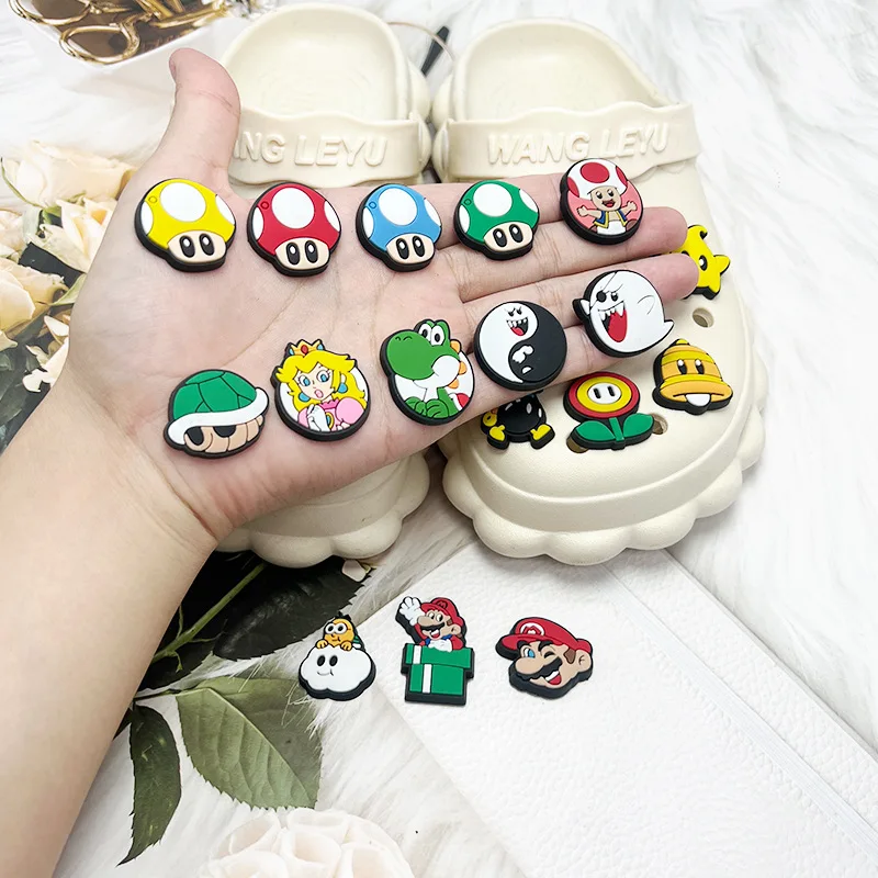 1-100pcs MINISO Pipe Explorer Shoe Charms Cartoon Shoes Accessories Fit sandal Garden Shoe Decorations Buckle for kids Gifts