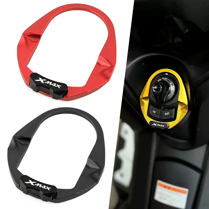 

2025 New XMAX Motorcycle Electric Door Lock Decorative Cover Fit For XMAX300 X-MAX300 XMAX X-MAX 300 2023 2024 Accessories