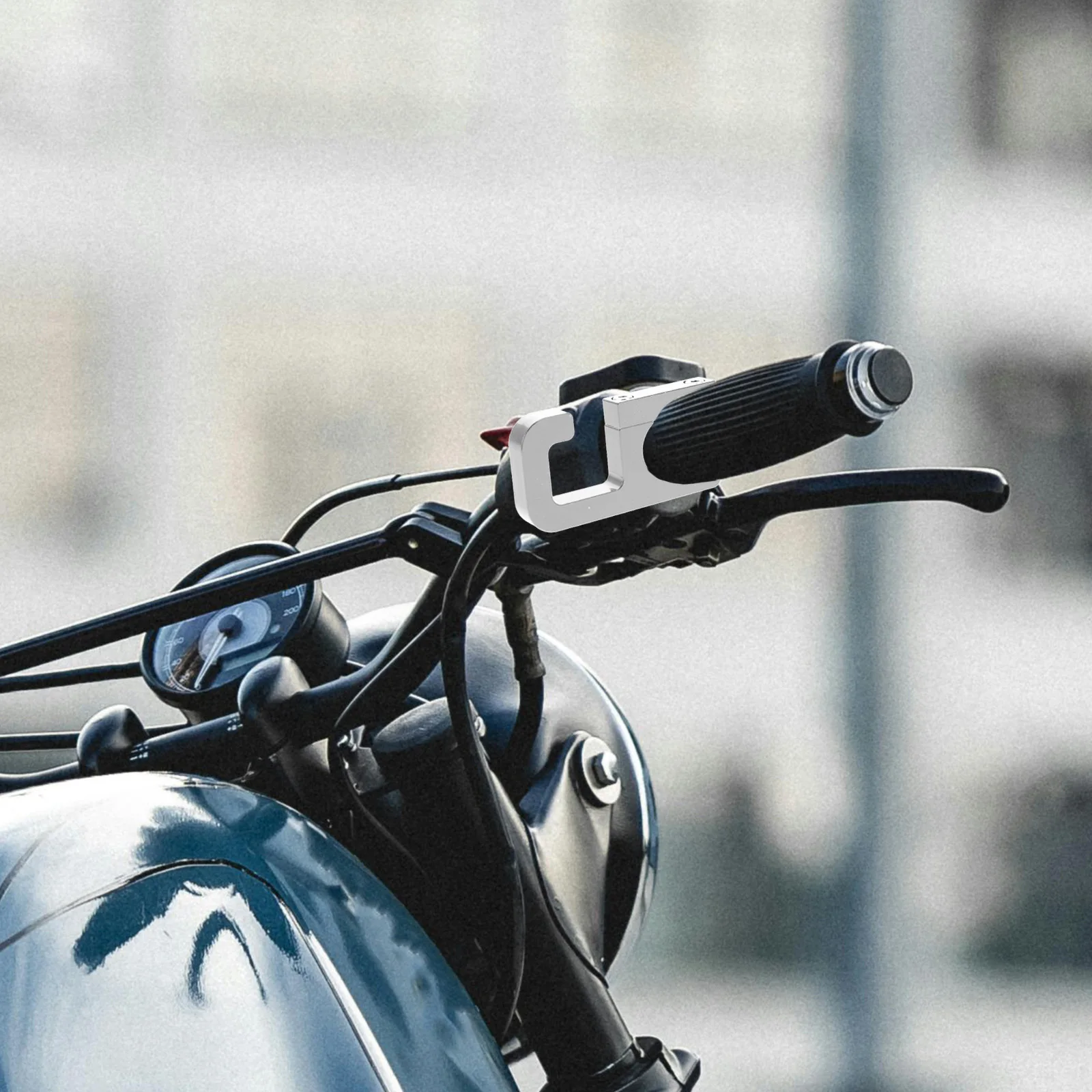 

Motorcycle Handlebar Hook Durable Aluminum Alloy Universal Fit Bag Hanger for Electric Scooter Bicycle Luggage Holder