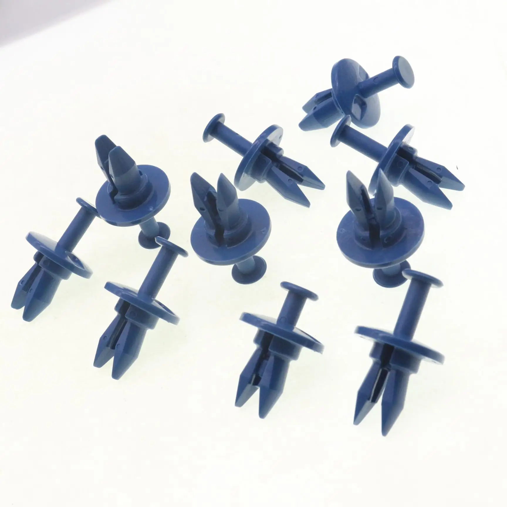 

10 Pcs Blue Nylon Fascia Retainer Clips Push-Type Fasteners For GM Various Models 1979-Present Rear Bumper Fender Trim 5973823