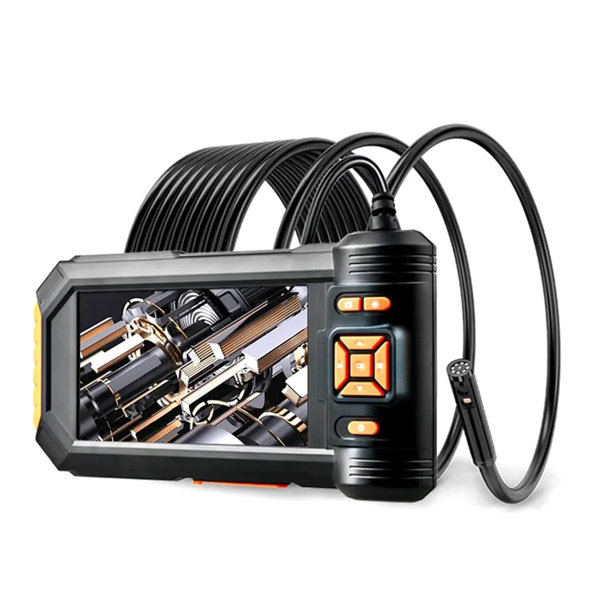 1080P HD Digital Endoscope Camera 8mm Waterproof Drainage Camera 1080P 5-Inch Car Camera 10M