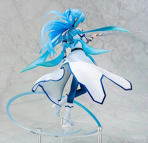 23cm Anime Figure Toys Sword Art Online Yuuki Asuna 1/7 Scale ALO Ver. water Elf PVC Action Figure Toys Collection Model Gift