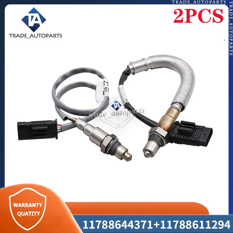 2PCS Oxygen Sensor 11788644371 11788611294 For 2016 2017 2018 2019 2020 BMW 740I G12 3.0L Lambda O2 SENSORS 234-5712 234-8012