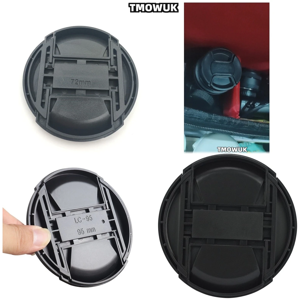

For SONY ZV-E10 II A6500 A7M2 A7R5 A560 NEX5T FX30 A300 Camera Lens Cap Protective Cover Center Pinch Snap-on 49mm 52 55 58 62 6