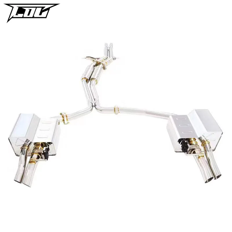 

Catback Exhaust For AUDI A6/A7 C7 3.0T 2019-2022 Stainless Steel Exhaust Pipe Muffle Exhaust Valve Control