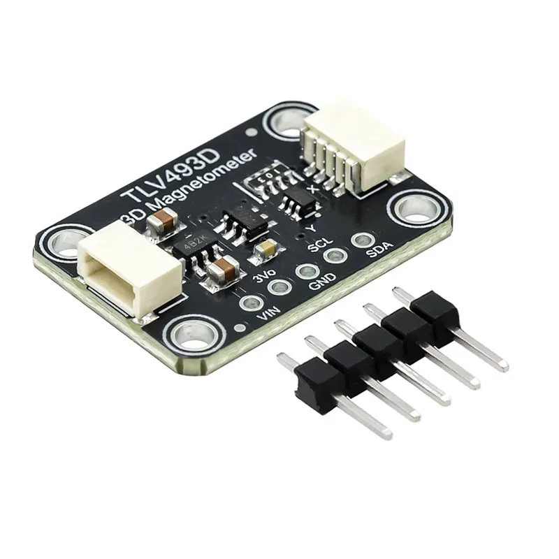 4366 TLV493D 3-Axis Magnetometer Module | I2C Magnetic Field Sensor | Compatible with STEMMA QT & Qwiic Ecosystems