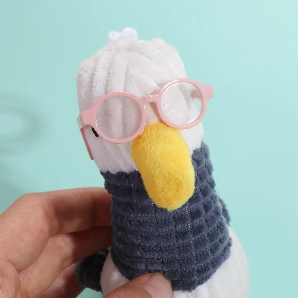 

Doll Accessory Macaron Doll Glassses Plastic Transparent Round Transparent Glasses Candy Color 2.5cm 6.5CM 9CM Doll Mini Glasses