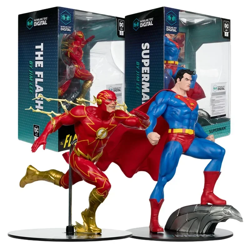 

The Flash & Superman 1:6 статуя Джима Ли W/МакФарлейн цифровые Коллекционные Фигурки Игрушки для мальчиков девочек детей Рождественский подарок