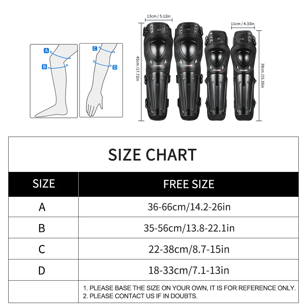 WOSAWE-rodilleras protectoras para motocicleta, accesorios para Motocross, patinaje, equipo de protección