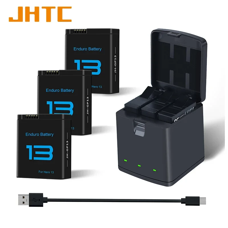 GoPro用バッテリー充電器,ヒーロー13ブラックバッテリー,スポーツカメラ,バッテリーアクセサリー