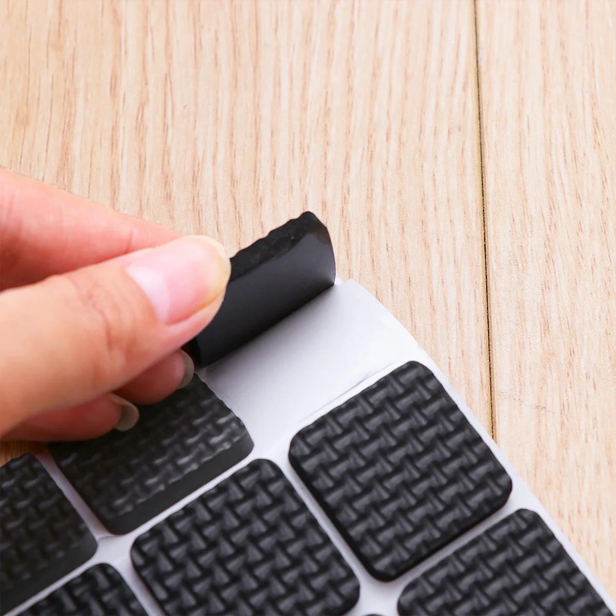 

10 Sheets Black Square Eva Anti-Slip Furniture Grippers Chair Table Feet Pads Stopper Floor Protector Scratch Proof Sound