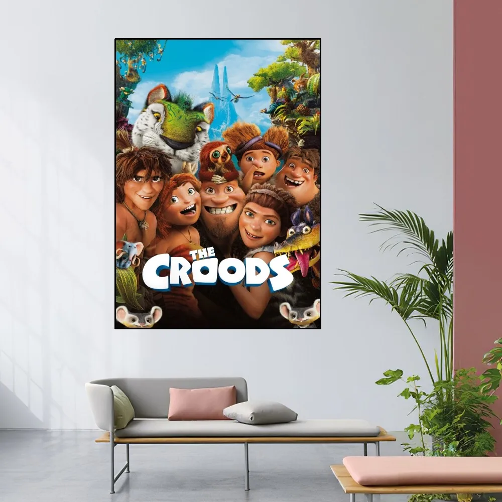 BEAST KINGDOM The Croods Cartoon Poster Home Room Decor Livingroom Bedroom Aesthetic Art Wall Painting Stickers