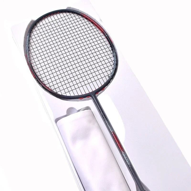 

Badminton Racket Single Racket, Ultra Light Carbon Fiber Badminton Racket Professional Competition Badminton Racket