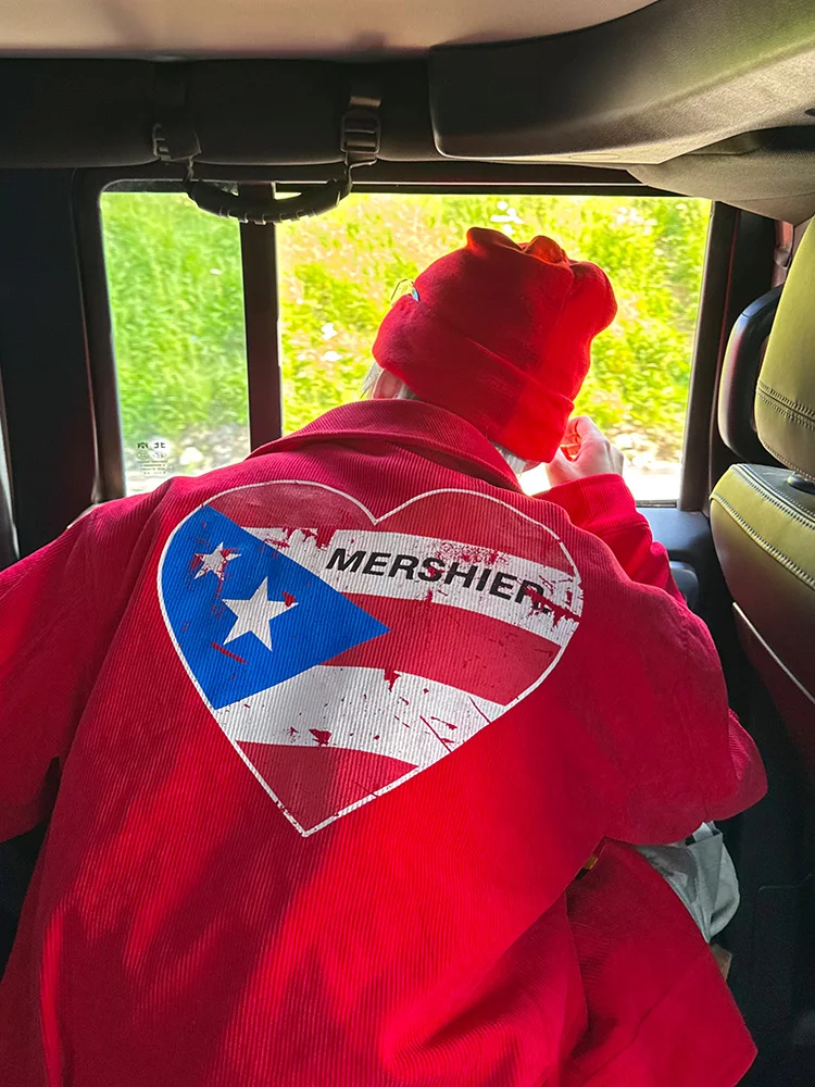 

NECOYEP Американская рабочая одежда в стиле ретро с принтом сердца Flight Jaet Свободная посадка модная универсальная верхняя одежда для молодежи повседневная одежда