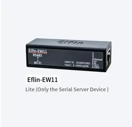 5-36V RS485 to WIFI Serial Server Wireless Networking Devices Modbus TPC IP Function RJ45 Elfin-EW11