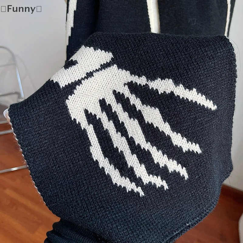 [مضحك] الخريف الشتاء أزياء وشاح الرجال النساء الدافئة سماكة شال منديل الأوشحة