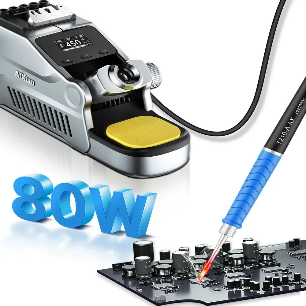 AIXUN T380 Portable Soldering Station Supports 210/115 Rapid Temperature Rise And Convenient Operation With Built-in Battery