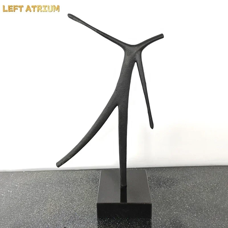 Abstract Dancer Figures Statue Artwork Ornaments Desk Decoration Dancer Metal Sculpture Abstract Crafts Room Aesthetic Decor
