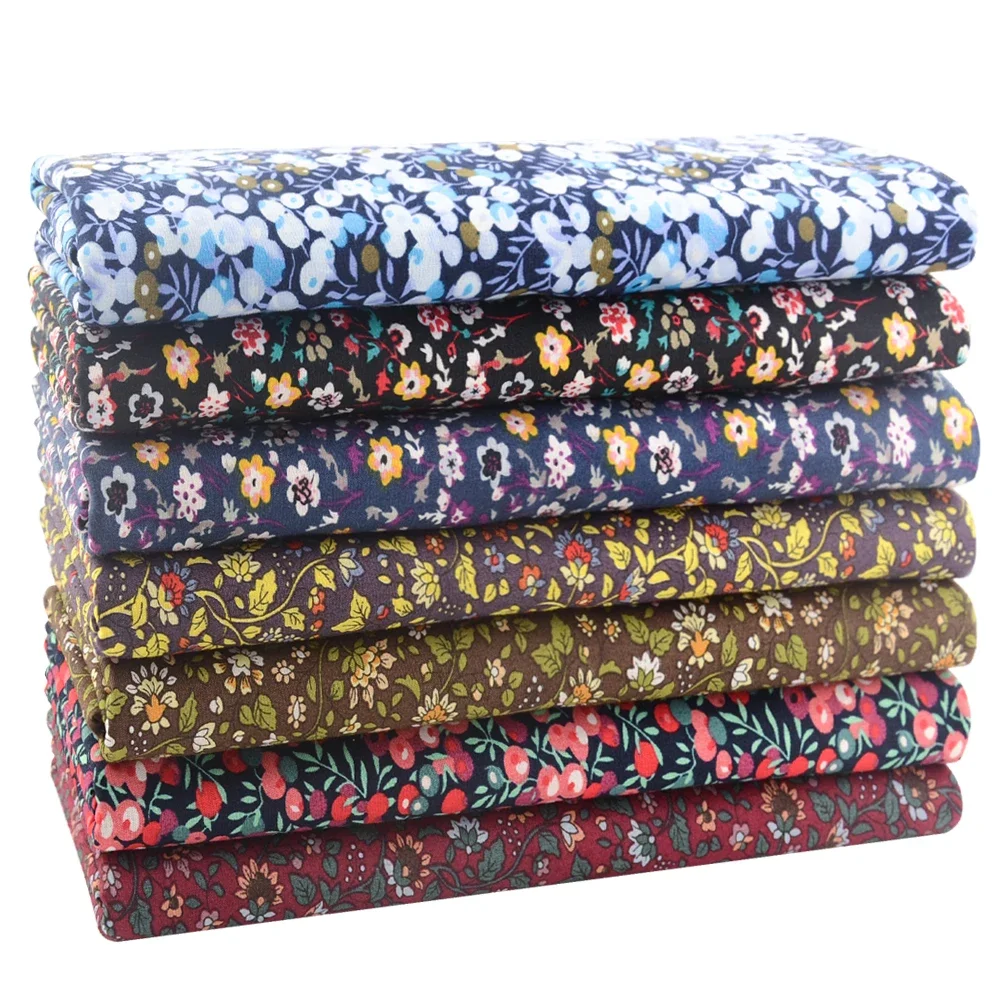 Popeline-Baumwollstoff für Handarbeiten, Patchwork, Paisley-Scroll, Fat Quarter, bedruckt, DIY, Nähen, Handwerk, Quilten, 5–7 Stück – Detail 9