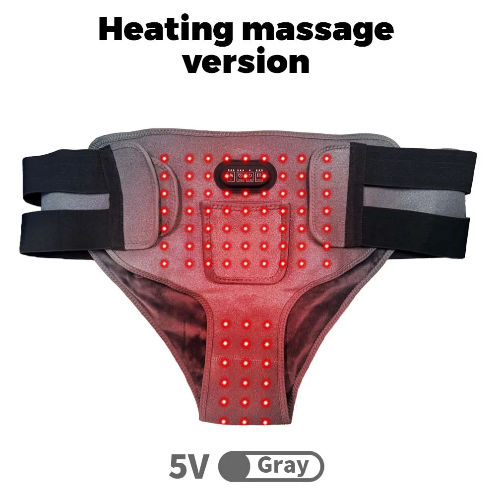 

Red Light Heating Underwear with Abdominal Massager for Relief of Menstrual Cramps Abdominal Discomfot And Cold Uterus