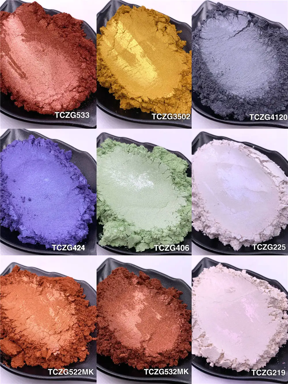 TCT-614 Pearlescent Pigment Mica Nails Powder Henna Tattoo Manicure Makeup Nail Polish Eyeshadow Eyeliner Festival Accessories