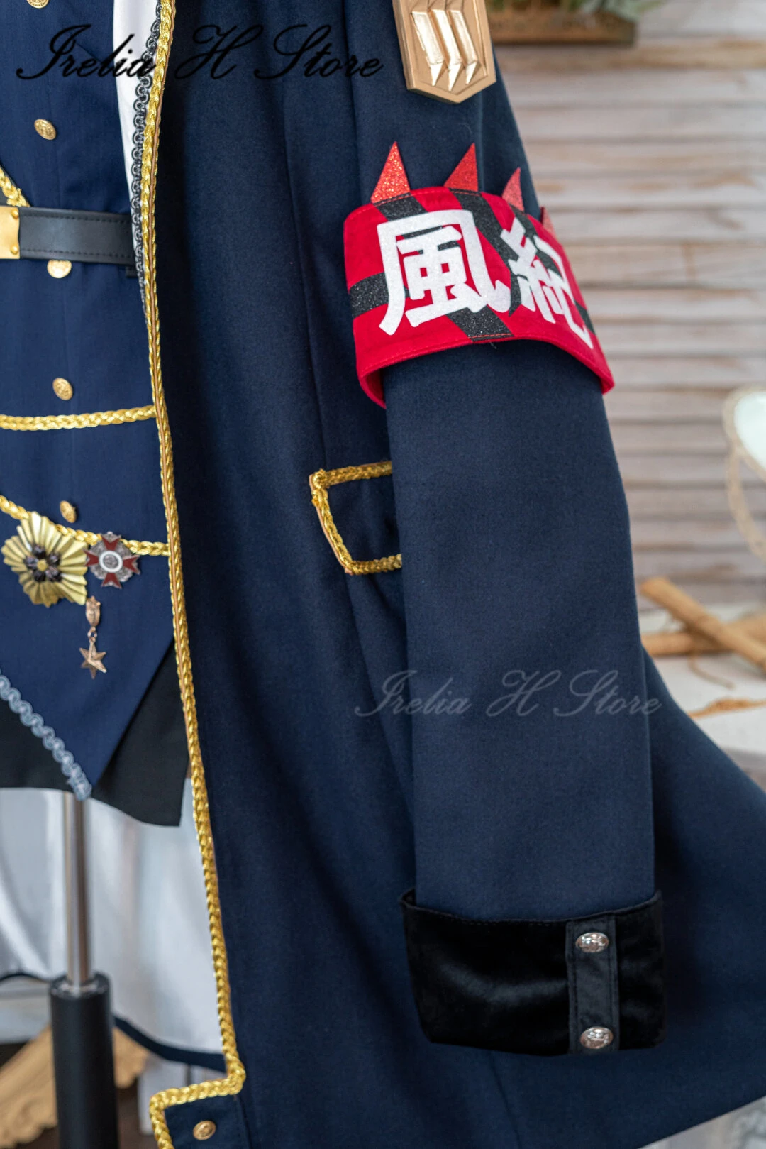 Irelia H Store Sorasaki Hina from Blue Archive Sorasaki Hina Cosplay Costume for women Uniform set trench can custom size image 4