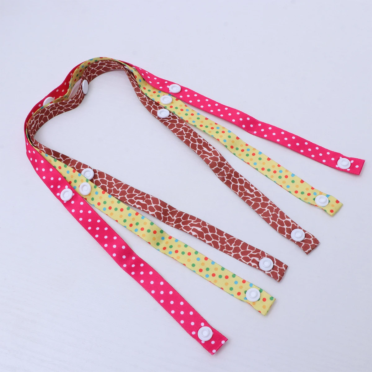 

10pcs Toy Fixing Rope Durable Anti-drop Belt Stroller Colorful Carriage Strap Baby Sippy Cup Holder Strap Baby Carriage
