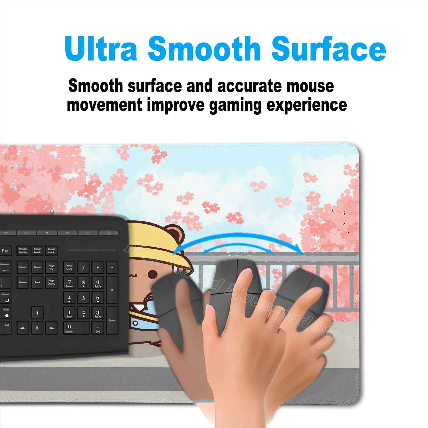 Cartoon Bubu Dudu Cute Deskmat Xxl Gamer Mouse Pad Anime Computer Table Mat Pc Accessories Mousepad Large Mats Office Mause Pads