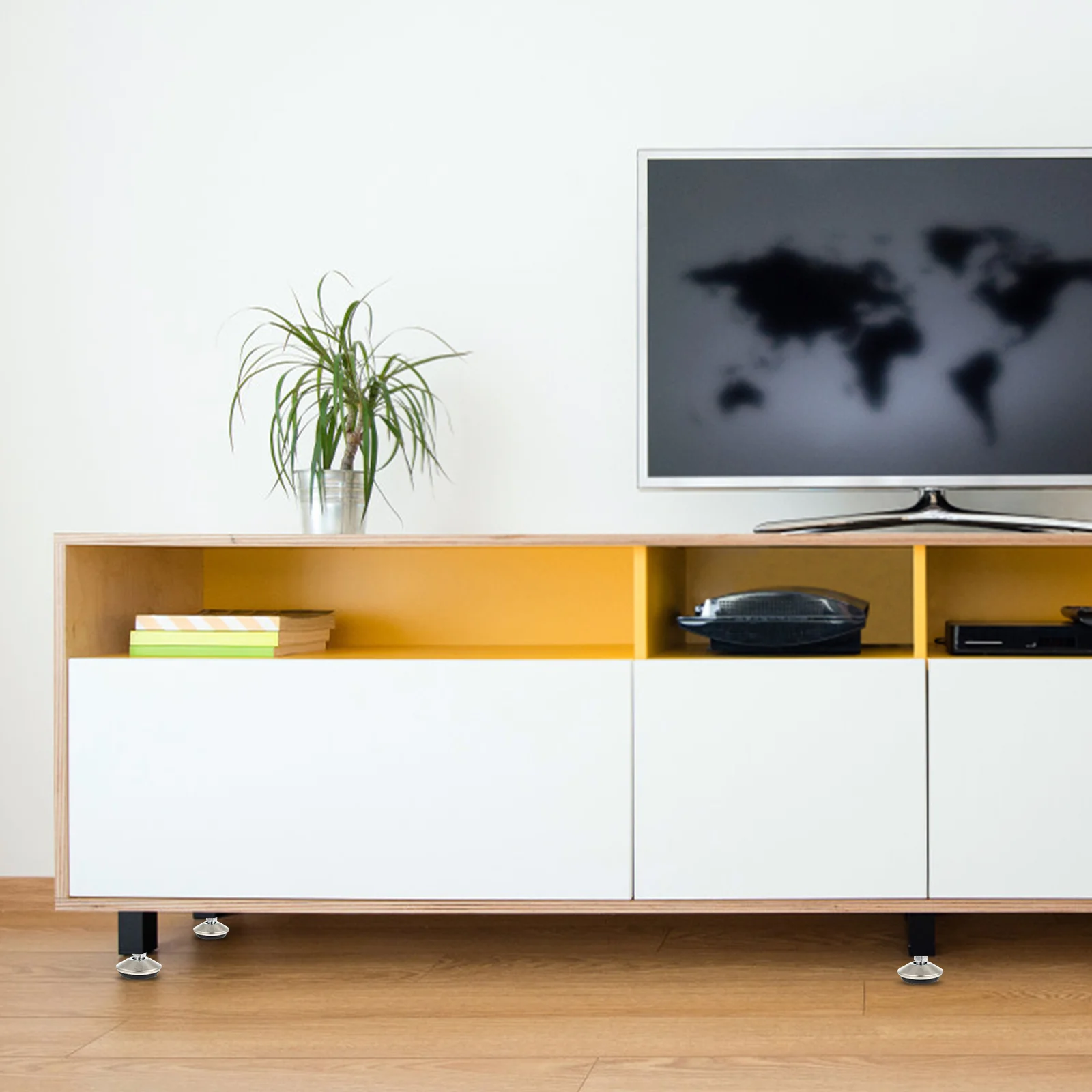 

10Pcs Adjustable Furniture Feet Sufficient Quantity Meet Different Requirements Easy Installation Leveling Feet