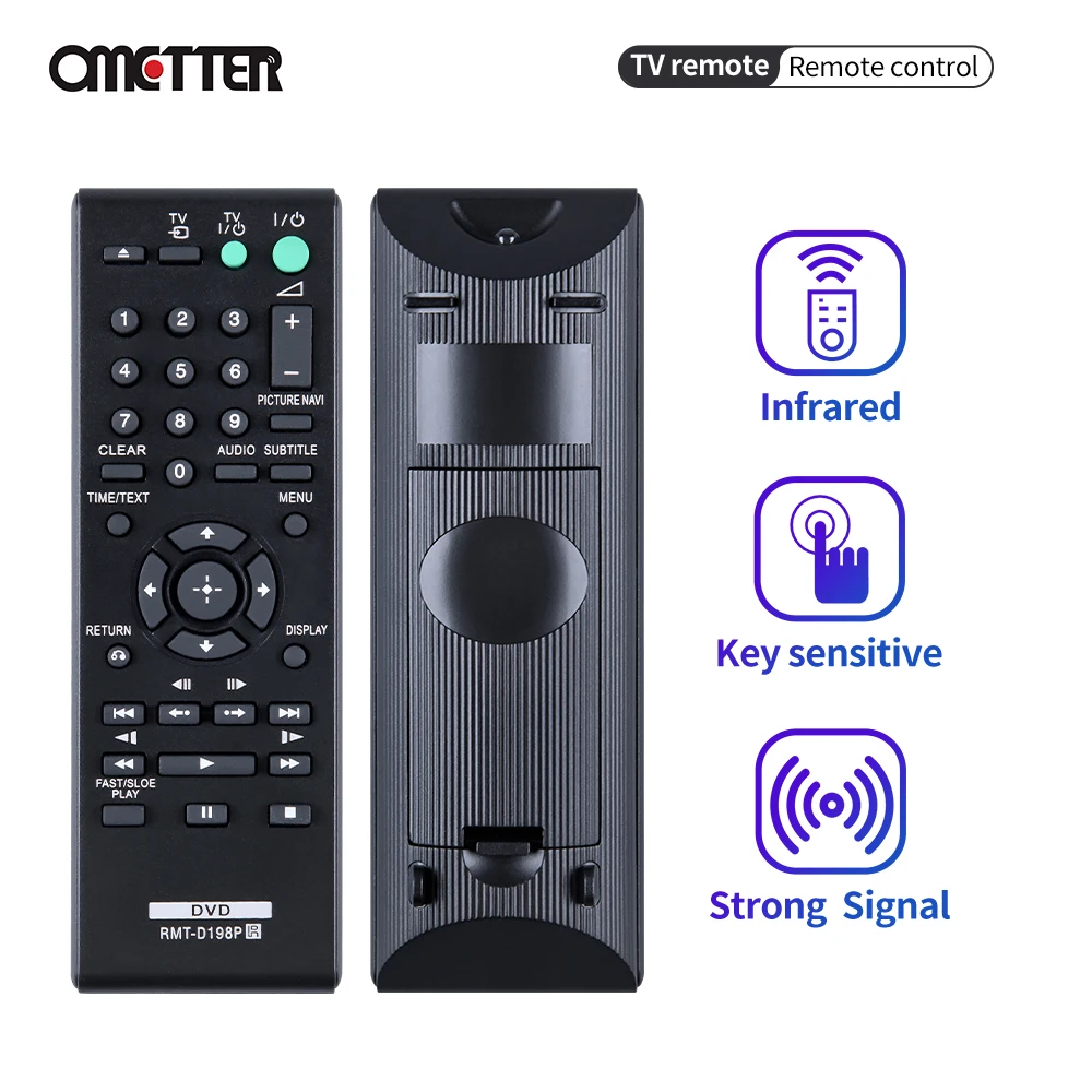 RMT-D198P compatible con Sony, mando a distancia, reproductor de DVD, SR760, SR170, DVPSR170, RMTD198P