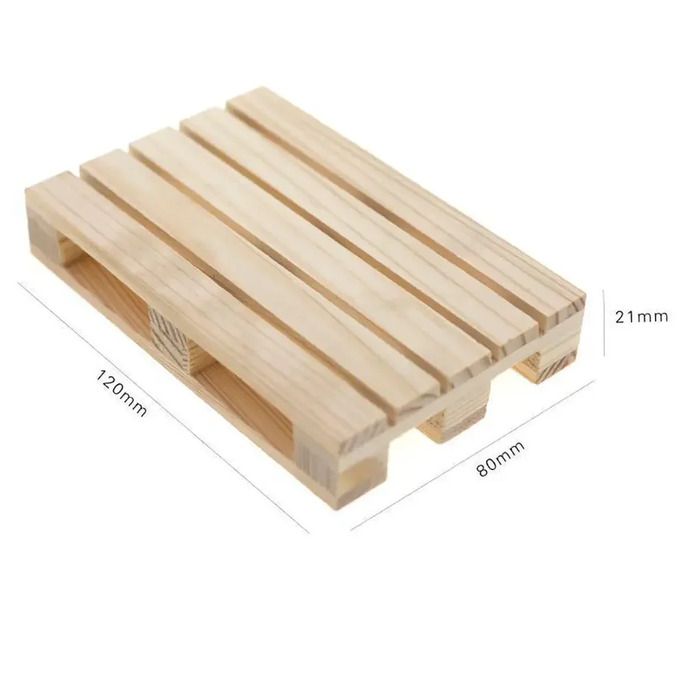 Woodiness Forklift Pallet Wooden Plate For 1/10 Axial SCX10 90046 D90 TRX4  Mini Chuck Decoration Accessories