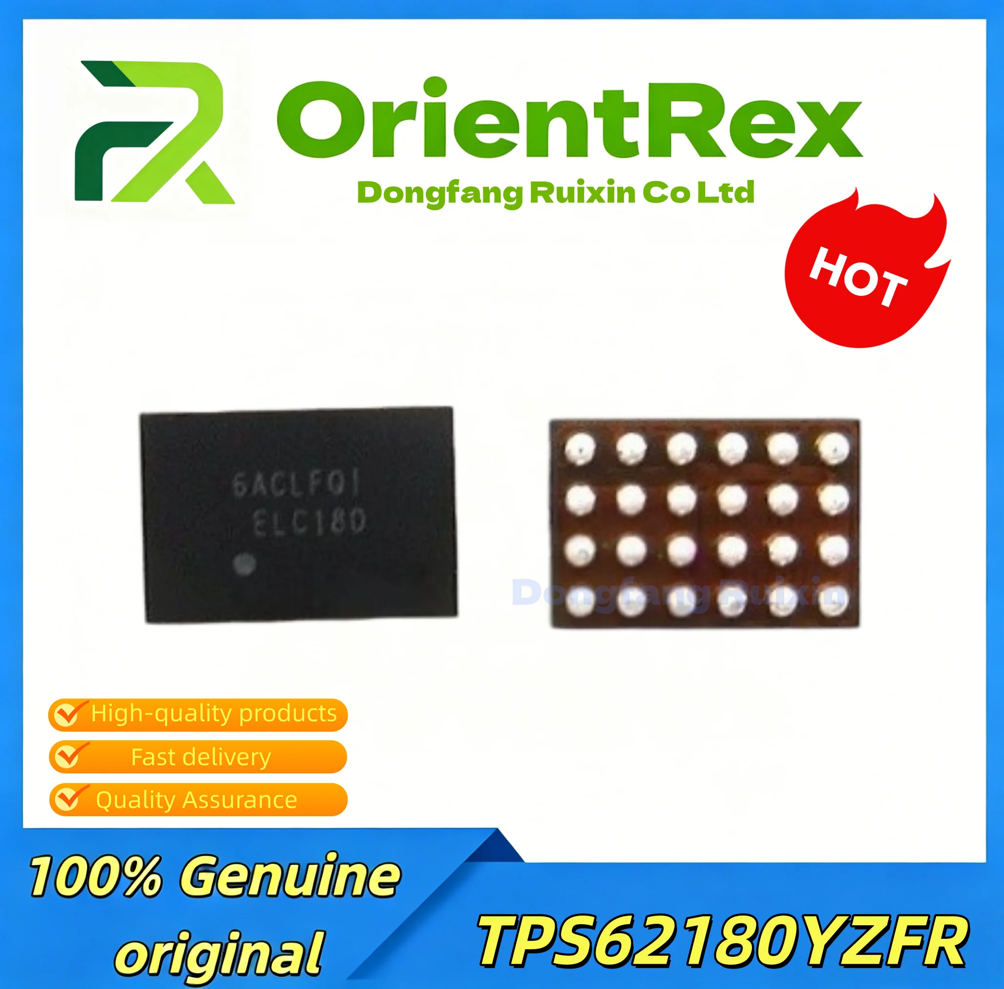 (2-10piece)100% New TPS62180YZFR TPS62180 ELC180 BGA Chipset
