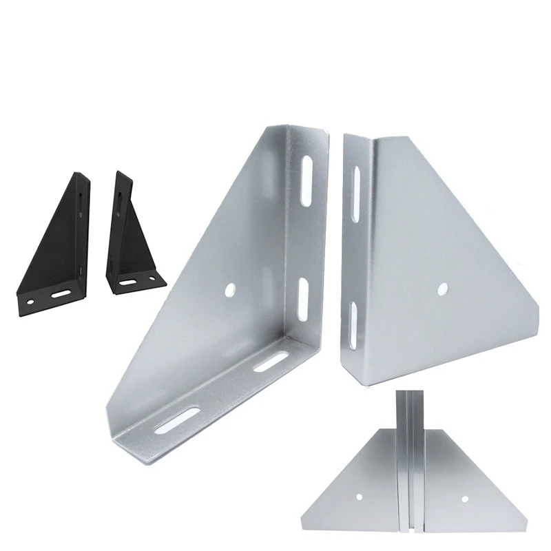 

Large Base Angle Support Steel Plate Support Connection Piece Industrial Aluminum Profile Accessories Base Reinforcement