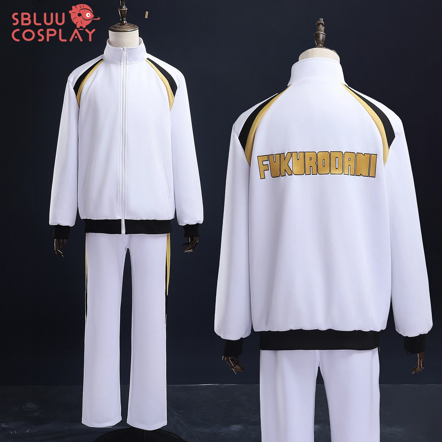 

SBluuCosplay Anime Kotaro Bokuto Akaashi Keiji Cosplay Costume Fukurodani High School Uniform Jersey Daily Sportwear