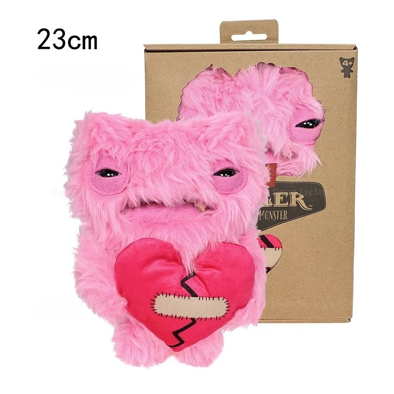 

20025Original Fuggler Funny Ugly Monster Plush Love Series Wide Eyed Weirdo Annoyed Alien Valentine's Day Birthday Gifts Kid Toy