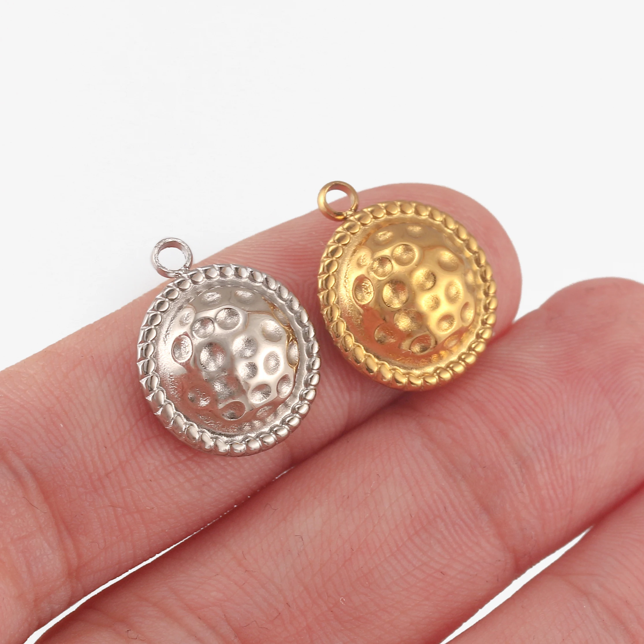 3 Stück Gesicht Sonne Mond/Sonnenblume/Schmetterling Charm für Schmuckherstellung Edelstahl Guss Charm DIY Armband Halskette Handwerk Zubehör – Detail 15