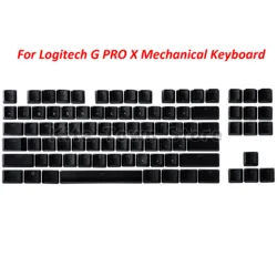 A full set Replacement Keys Key Caps for Logitech G PRO X Mechanical Gaming Keyboard