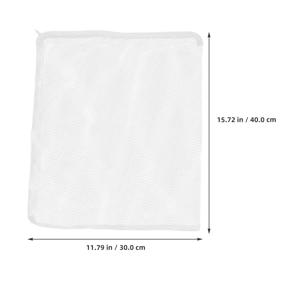 

10pcs Filter Bags 30x40 Mesh Zipper Fish Tank Aquarium Filter Media Bag Reusable White Pet Supplies Fish Tank Accessories