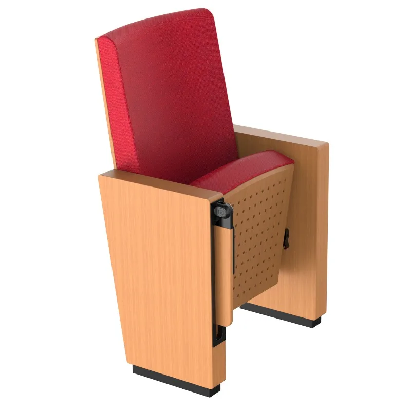 Solid wood frame auditorium chair row chair training chair opera theater seat lecture hall ladder classroom chair