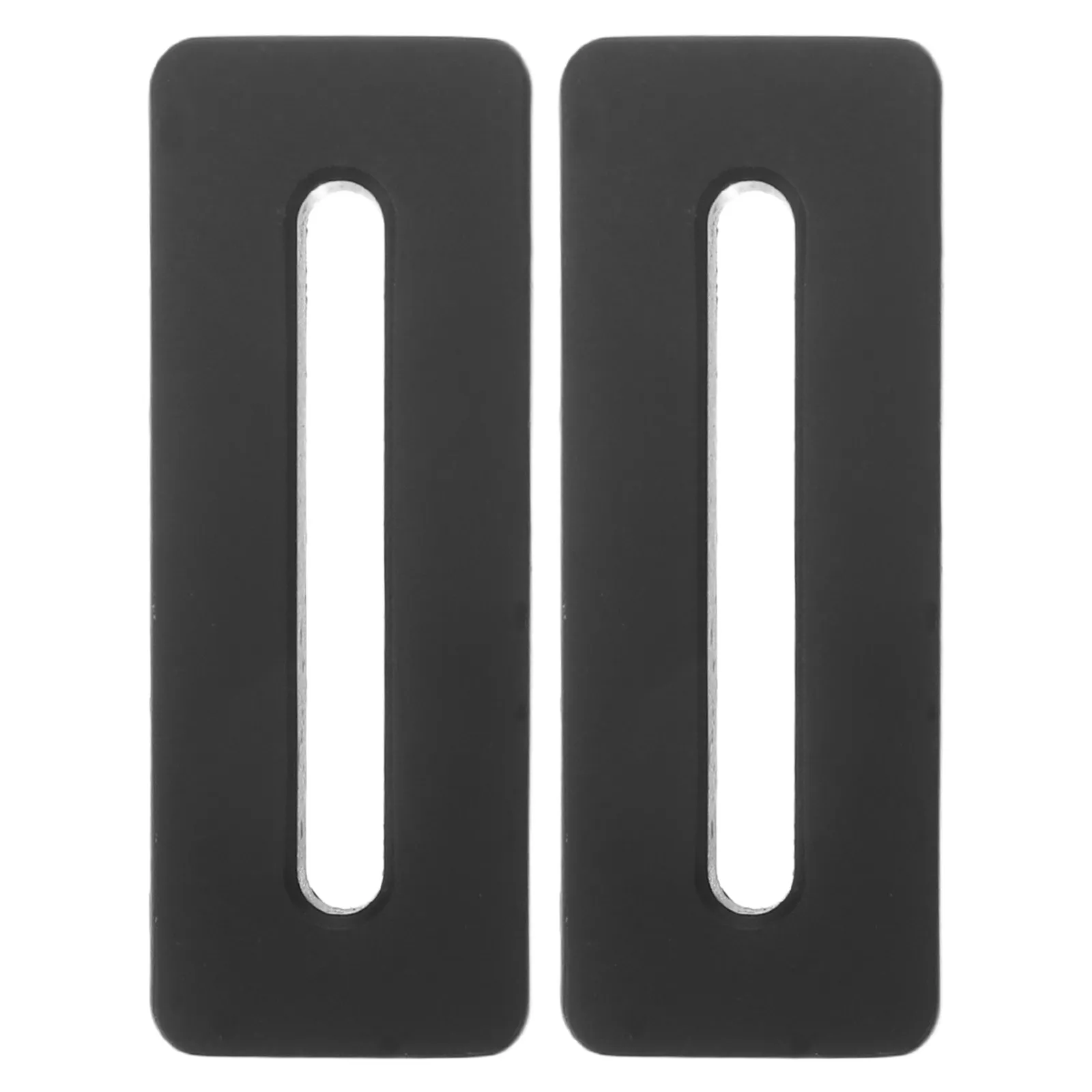 2pcs Basin Overflow Covers For Bathroom Kitchen Sink Cover Wash Basin Overflow Hole Cover Drain Sink Metal Decorative Black
