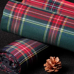 Christmas Plaid Cotton Fabric 20x 59inch Checkered Buffalo Skirt Fabric Precut Patchwork Sewing for DIY Craft Sewing Home Decor