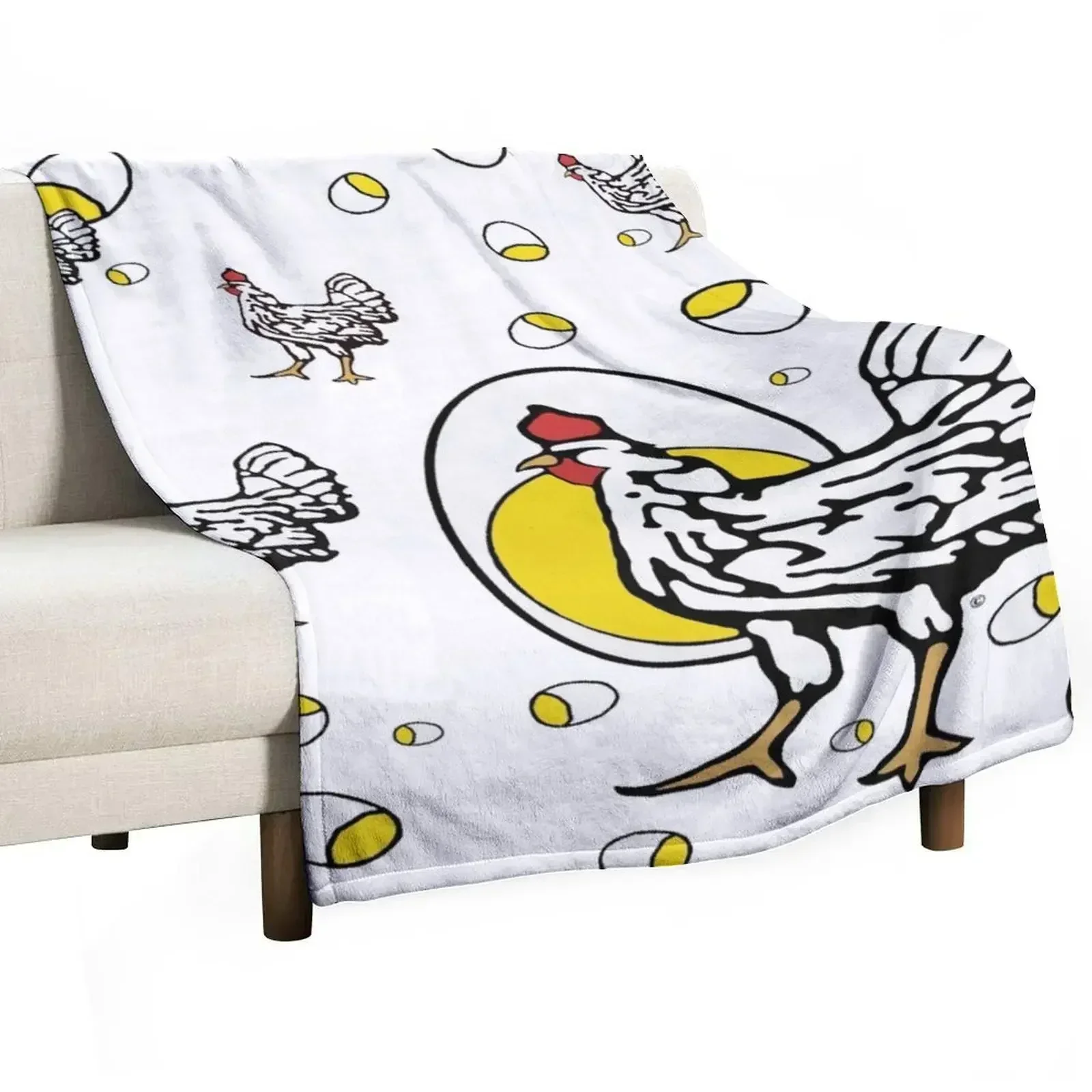 

Roseanne Inspired Chicken Shirt Parody Design Throw Blanket Luxury Designer For Baby Baby Blankets