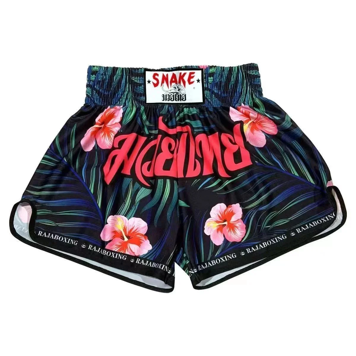 ports Breathable Thai Shorts 2024 New Boxing Training Pants Print Design Quick Drying Training Shorts Beach Gym Shorts For Men